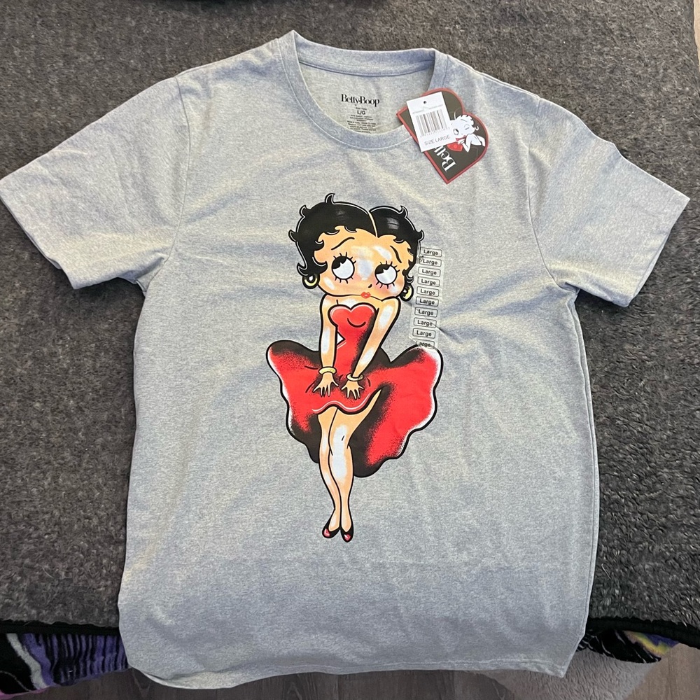 Brand New with tags, Unisex, Betty Boop,Short sleeve T-shirt Size:L
